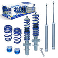 Kit de suspensión ajustable BlueLine apto para VW Polo Typ 6R y 6C 1.2, 1.4, 1.6, 1.4 TDi, 1.6TDi, años 2009 - 2017 N.º de producto: 741093